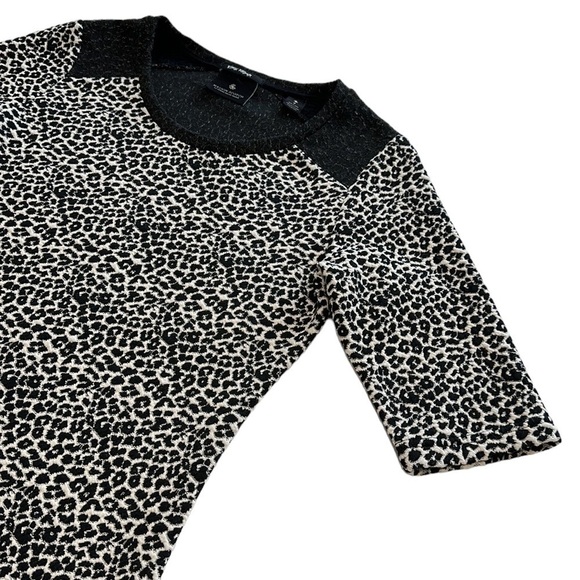 Scotch & Soda | Maison Scotch Black & White Animal Print Dress - Size Small - Picture 6 of 11